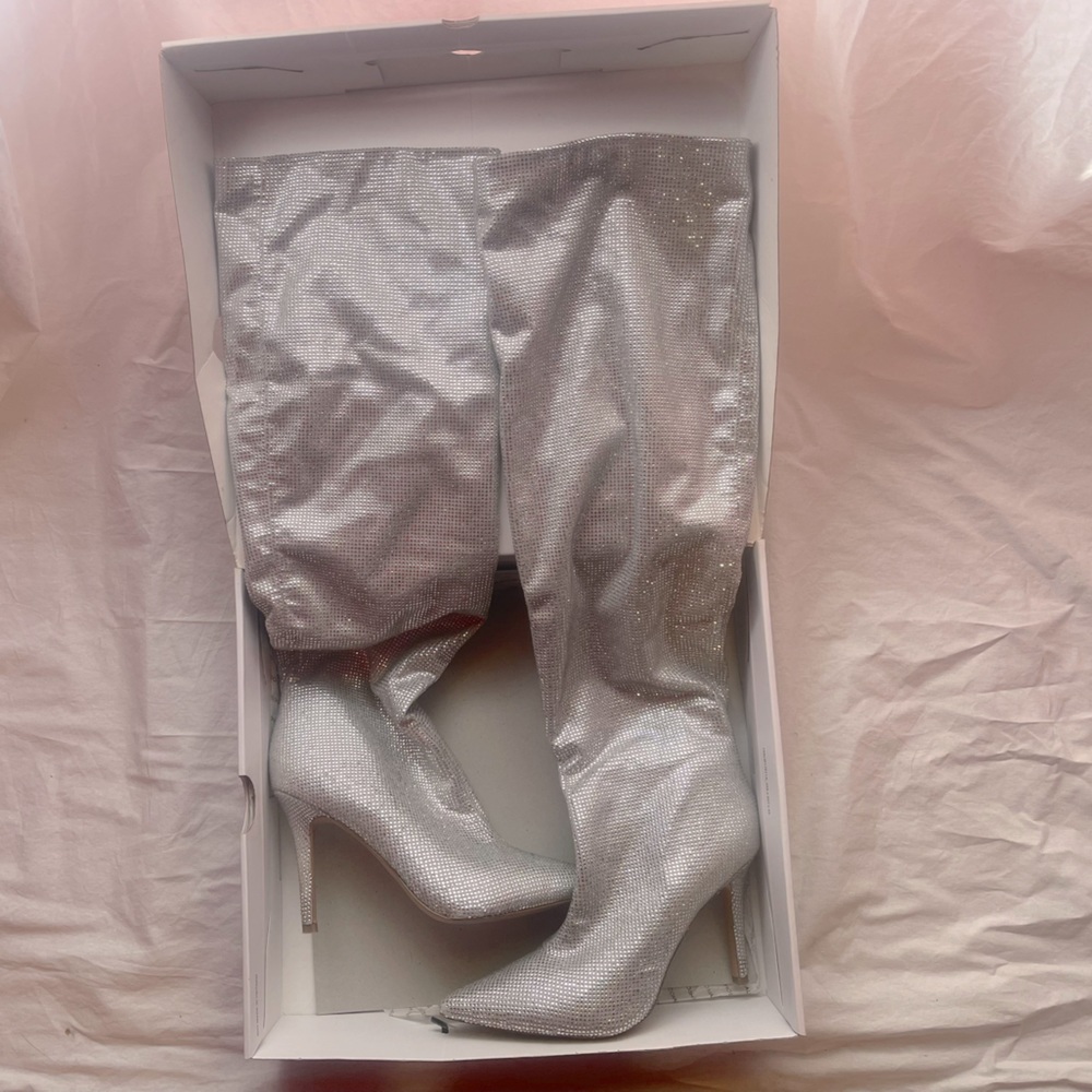 ALDO rhinestone boots